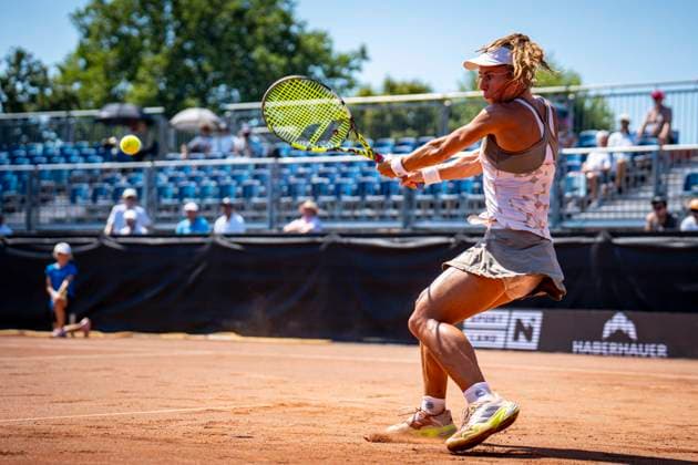 TENNIS - WTA, Tennis Damen Ladies Open Amstetten AMSTETTEN,AUSTRIA,08.AUG.25 - TENNIS - ITF World Tennis Tour, Ladies Open Amstetten. Image shows Julia Grabher (AUT).  GEPAxpictures xKevinxHackner