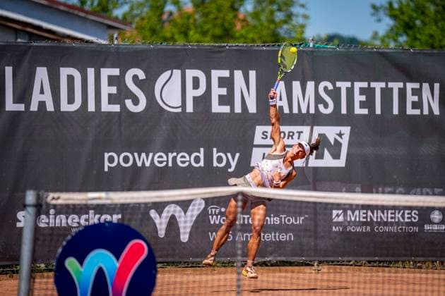 TENNIS - WTA, Tennis Damen Ladies Open Amstetten AMSTETTEN,AUSTRIA,08.AUG.25 - TENNIS - ITF World Tennis Tour, Ladies Open Amstetten. Image shows Julia Grabher (AUT).  GEPAxpictures xKevinxHackner