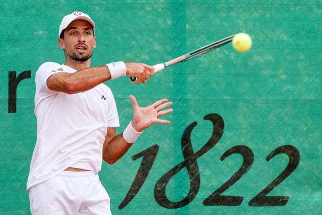 Tennis 1 Bundesliga FTC Palmengarten TC Bredeney 08 08 25, Cachin, Pedro CRO Palmengarten ,