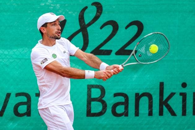 Tennis 1 Bundesliga FTC Palmengarten TC Bredeney 08 08 25, Cachin, Pedro CRO Palmengarten ,