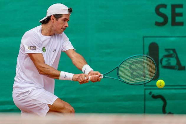 Tennis 1 Bundesliga FTC Palmengarten TC Bredeney 08 08 25, Mena, Facundo ARG Palmengarten ,