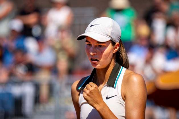 TENNIS - WTA, Tennis Damen Ladies Open Amstetten AMSTETTEN,AUSTRIA,08.AUG.25 - TENNIS - ITF World Tennis Tour, Ladies Open Amstetten. Image shows the rejoicing of Lilli Tagger (AUT).  GEPAxpictures xKevinxHackner