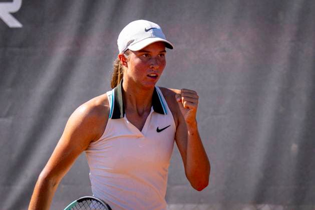 TENNIS - WTA, Tennis Damen Ladies Open Amstetten AMSTETTEN,AUSTRIA,08.AUG.25 - TENNIS - ITF World Tennis Tour, Ladies Open Amstetten. Image shows the rejoicing of Lilli Tagger (AUT).  GEPAxpictures xKevinxHackner