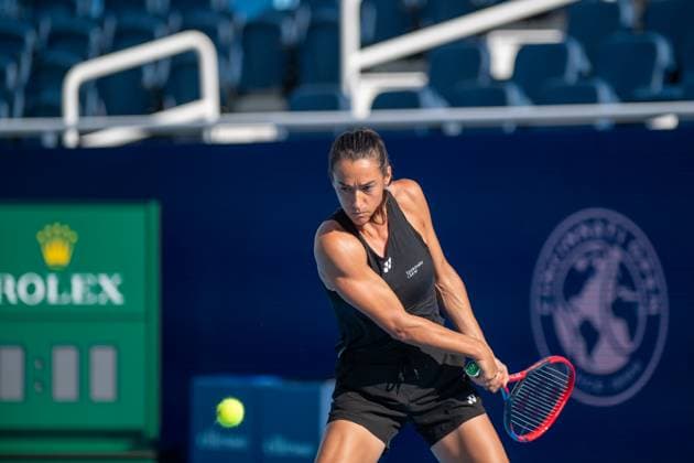Cincinnati Open: Sonay Kartal And Caroline Garcia Practice Caroline Garcia practices with Sonay Kartal before their Round 1 match at the Cincinnati Open in Mason, Ohio, on August 8, 2025. Mason Ohio United States  Copyright: xJasonxWhitmanx originalFilename:whitman-cincinna250808_npNWa.jpg