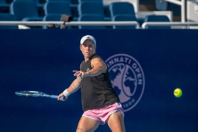 Cincinnati Open: Sonay Kartal And Caroline Garcia Practice Sonay Kartal practices with Caroline Garcia before their Round 1 match at the Cincinnati Open in Mason, Ohio, on August 8, 2025. Mason Ohio United States  Copyright: xJasonxWhitmanx originalFilename:whitman-cincinna250808_npwmW.jpg