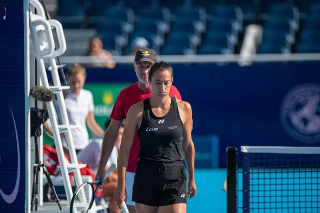 Cincinnati Open: Sonay Kartal And Caroline Garcia Practice Caroline Garcia practices with Sonay Kartal before their Round 1 match at the Cincinnati Open in Mason, Ohio, on August 8, 2025. Mason Ohio United States  Copyright: xJasonxWhitmanx originalFilename:whitman-cincinna250808_nplLh.jpg