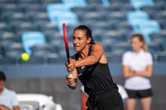 Cincinnati Open: Sonay Kartal And Caroline Garcia Practice Caroline Garcia practices with Sonay Kartal before their Round 1 match at the Cincinnati Open in Mason, Ohio, on August 8, 2025. Mason Ohio United States  Copyright: xJasonxWhitmanx originalFilename:whitman-cincinna250808_nprcV.jpg
