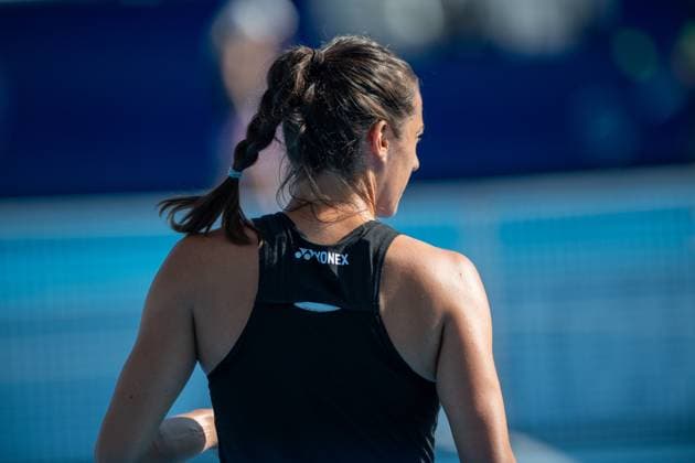 Cincinnati Open: Sonay Kartal And Caroline Garcia Practice Caroline Garcia practices with Sonay Kartal before their Round 1 match at the Cincinnati Open in Mason, Ohio, on August 8, 2025. Mason Ohio United States  Copyright: xJasonxWhitmanx originalFilename:whitman-cincinna250808_npWE9.jpg