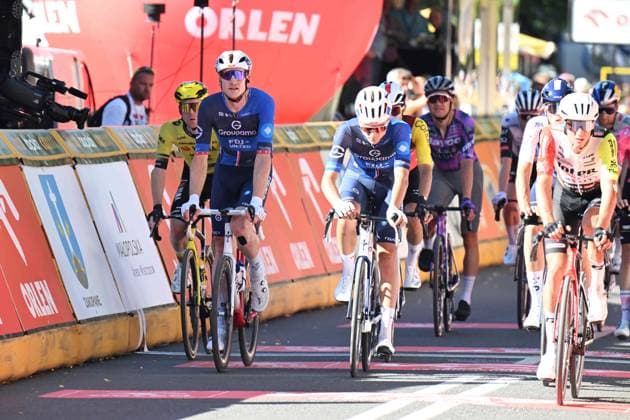08-08-2025 Tour De Pologne; Tappa 05 Katowice - Zakopane; 2025, Groupama - Fdj; Kung, Stefan; Jakobs, Johan; Zakopane; 