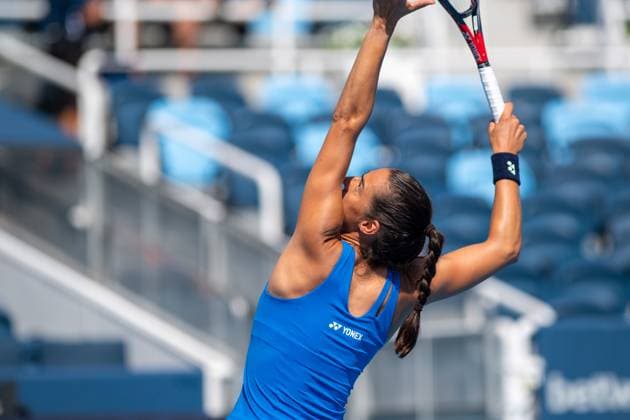 Cincinnati Open: Round 1 Match Caroline Garcia V Sonay Kartal Caroline Garcia is seen during the Round 1 match between Caroline Garcia and Sonay Kartal at the Cincinnati Open in Mason, Ohio, on August 8, 2025. Mason United States  Copyright: xJasonxWhitmanx originalFilename:whitman-cincinna250808_np3Rk.jpg
