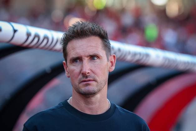 Head Coach Miroslave Klose 1 FC Nuernberg , 1 FC Nuernberg vs SV Darmstadt 98, DFL, 2 Bundesliga, Saison 2025 2026, 2 Spieltag, Hinrunde, 08 08 2025 DFB regulations prohibit any use of photographs as image sequences and or quasi video Nuernberg Bayern Germany Copyright: xkolbert-press MartinxAgüerax