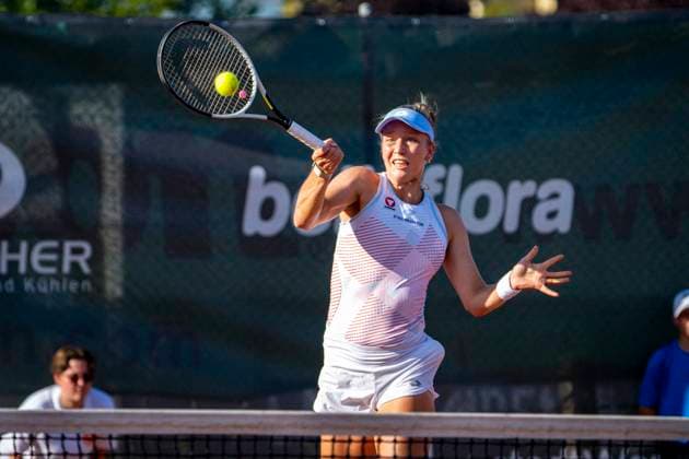 TENNIS - WTA, Tennis Damen Ladies Open Amstetten AMSTETTEN,AUSTRIA,08.AUG.25 - TENNIS - ITF World Tennis Tour, Ladies Open Amstetten. Image shows Sinja Kraus (AUT).  GEPAxpictures xKevinxHackner