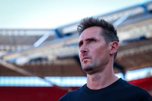 Head Coach Miroslave Klose 1 FC Nuernberg , 1 FC Nuernberg vs SV Darmstadt 98, DFL, 2 Bundesliga, Saison 2025 2026, 2 Spieltag, Hinrunde, 08 08 2025 DFB regulations prohibit any use of photographs as image sequences and or quasi video Nuernberg Bayern Germany Copyright: xkolbert-press MartinxAgüerax