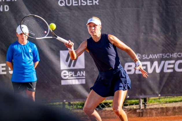 TENNIS - WTA, Tennis Damen Ladies Open Amstetten AMSTETTEN,AUSTRIA,08.AUG.25 - TENNIS - ITF World Tennis Tour, Ladies Open Amstetten. Image shows Lisa Zaar (SWE).  GEPAxpictures xKevinxHackner