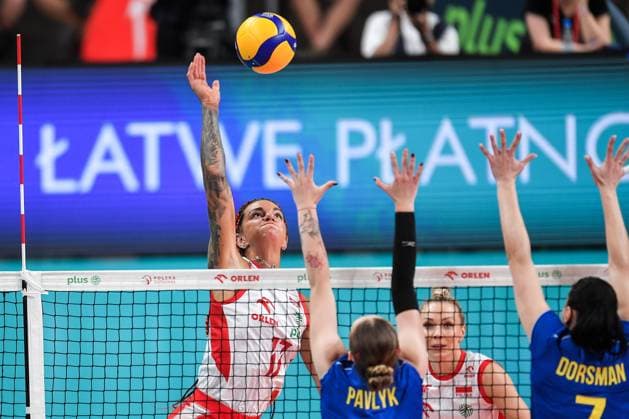 2025.08.08 Sosnowiec Siatkowka kobiet mecz towarzyski Polska - Ukraina N z Malwina Smarzek Andriana Pavlyk Svitlana Dorsman Foto Mateusz Sobczak PressFocus 2025.08.08 Sosnowiec Volleyball women friendly game Polska - Ukraina Malwina Smarzek Andriana Pavlyk Svitlana Dorsman Credit: Mateusz Sobczak PressFocus NEWSPIX.PL --- newspix.pl POLAND OUT! 