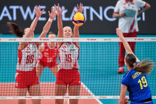 2025.08.08 Sosnowiec Siatkowka kobiet mecz towarzyski Polska - Ukraina N z Magdalena Jurczyk Martyna Czyrnianska Anna Artyshuk Foto Mateusz Sobczak PressFocus 2025.08.08 Sosnowiec Volleyball women friendly game Polska - Ukraina Magdalena Jurczyk Martyna Czyrnianska Anna Artyshuk Credit: Mateusz Sobczak PressFocus NEWSPIX.PL --- newspix.pl POLAND OUT! 