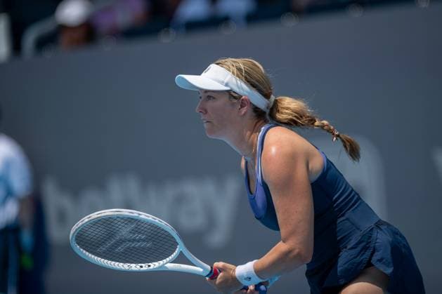 Cincinnati Open: Round 1 Match Danielle Collins V Taylor Townsend Danielle Collins is seen during the Round 1 match between Danielle Collins (USA) and Taylor Townsend (USA) at the Cincinnati Open in Mason, Ohio, on August 8, 2025. Mason Ohio United States  Copyright: xJasonxWhitmanx originalFilename:whitman-cincinna250808_npBg9.jpg