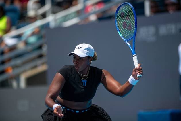 Cincinnati Open: Round 1 Match Danielle Collins V Taylor Townsend Taylor Townsend is seen during the Round 1 match between Danielle Collins (USA) and Taylor Townsend (USA) at the Cincinnati Open in Mason, Ohio, on August 8, 2025. Mason Ohio United States  Copyright: xJasonxWhitmanx originalFilename:whitman-cincinna250808_npeOu.jpg