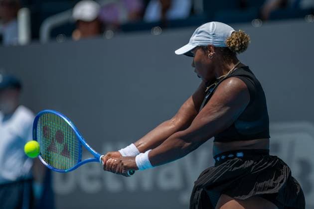 Cincinnati Open: Round 1 Match Danielle Collins V Taylor Townsend Taylor Townsend is seen during the Round 1 match between Danielle Collins (USA) and Taylor Townsend (USA) at the Cincinnati Open in Mason, Ohio, on August 8, 2025. Mason Ohio United States  Copyright: xJasonxWhitmanx originalFilename:whitman-cincinna250808_nphER.jpg