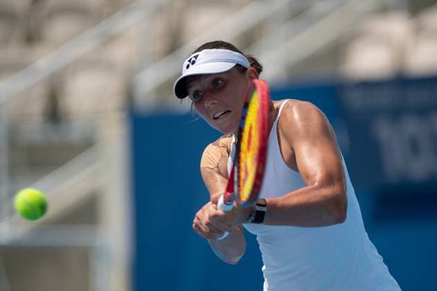 Cincinnati Open: Round 1 Matcch Varvara Gracheva (FRA) Vs Katie Volynets (USA) Varvara Gracheva is seen during the Round 1 tennis match between Varvara Gracheva (FRA) and Katie Volynets (USA) at the Cincinnati Open in Mason, Ohio, on August 8, 2025. mason Ohio United States  Copyright: xJasonxWhitmanx originalFilename:whitman-cincinna250808_np3bz.jpg