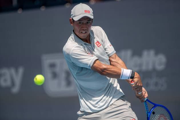 Cincinnati Open: Round 1 Match Camilo Uno Carabelli And Kei Nishikori Kei Nishikori is seen during the Round 1 match between Camilo Ugo Carabelli and Kei Nishikori at the Cincinnati Open in Mason, Ohio, on August 8, 2025. Mason Ohio United States  Copyright: xJasonxWhitmanx originalFilename:whitman-cincinna250808_npk76.jpg