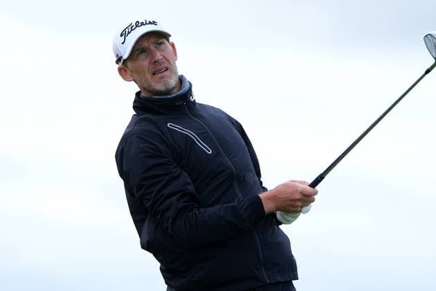 UK: Nexo Championship, Old Course at Trump International Golf Links, Aberdeen, Scotland on 08 August 2025: Pictured: Niklas Lemke (Sweden) during the second round of the Nexo Championship 2025 at Trump International Golf Links, Aberdeenshire, Scotland Aberdeen Trump International Golf Links Scotland Copyright: xAlexxToddx