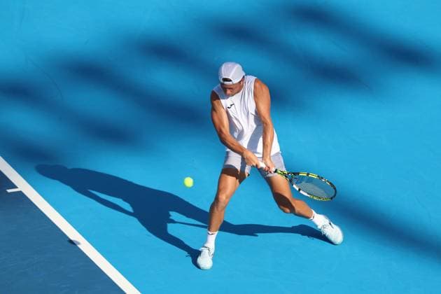 August 8, 2025, Mason, Ohio, USA: Mason, Ohio; Cincinnati Open Tennis Tournament - 2025 08 08 - Alexandre Muller plays a ball against opponent Jenson Brooksby. - ZUMAPress Mason USA - ZUMAn24_ 20250808_zaf_n24_278 Copyright: xWallyxNellx