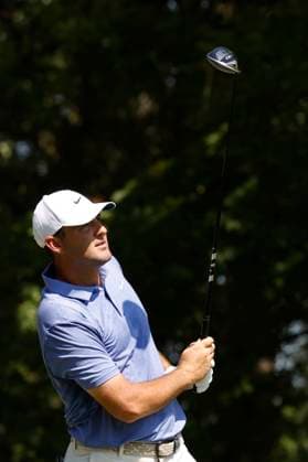 MEMPHIS, TN - AUGUST 08: Scottie Scheffler of United States during the second round of the FedEx St. Jude Championship, August 8, 2025, at TPC Southward in Memphis, Tennessee. (Photo by Matthew Maxey Icon Sportswire) GOLF: AUG 08 PGA, Golf Herren FedEx Cup Playoffs - FedEx St. Jude Championship EDITORIAL USE ONLY Icon250808037