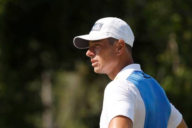 MEMPHIS, TN - AUGUST 08: Viktor Hovland of Norway during the second round of the FedEx St. Jude Championship, August 8, 2025, at TPC Southward in Memphis, Tennessee. (Photo by Matthew Maxey Icon Sportswire) GOLF: AUG 08 PGA, Golf Herren FedEx Cup Playoffs - FedEx St. Jude Championship EDITORIAL USE ONLY Icon250808007