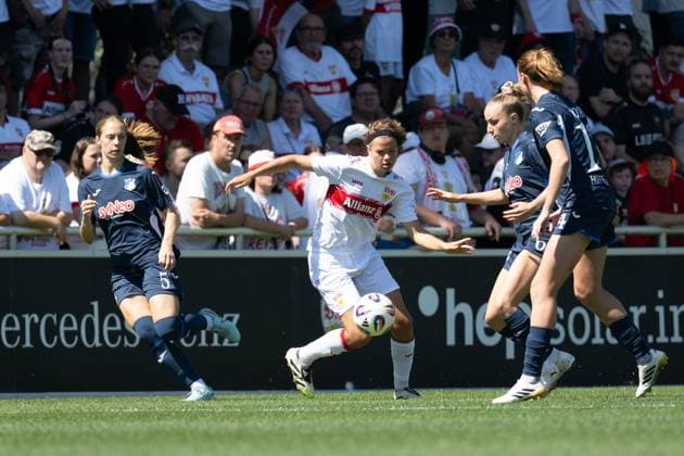 Football, Women, Test match, VfB Stuttgart - TSG 1899 Hoffenheim