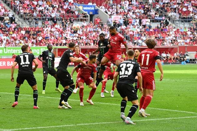 Goal Chance Jamil SIEBERT D Action, Single Action, Soccer 2 Bundesliga, 2 Matchday, Fortuna Duesseldorf D Hannover 96 H on 09 08 2025 at Merkur Spiel Arena Duesseldorf Germany DFL regulations prohibit any use of photographs as image sequences and or quasi video ÃÂ