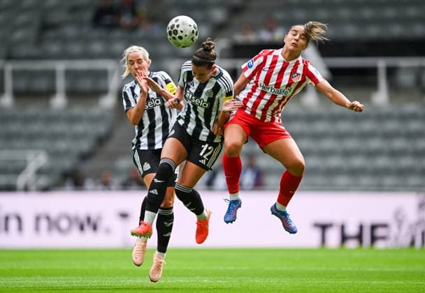 Football, Women, Test match, Newcastle United - Atletico Madrid