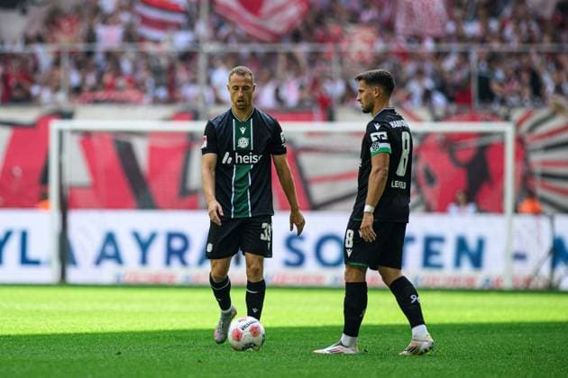 Dusseldorf, Germany - 09.08.25: Football match Bundesliga 2 Fortuna Düsseldorf - Hannover 96 at Merkur Spiel Arena  Copyright: xVITALIIxKLIUIEVx
