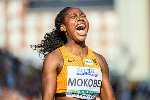 Judith Bilepo Mokobe (Germany, USC Mainz, 200 Meter) FIN, European Athletics U20 Championships, Athletics, 09.08.2025, FIN, European Athletics U20 Championships, Athletics, 09.08.2025, Tampere *** Judith Bilepo Mokobe Germany, USC Mainz, 200 Meter FIN, European Athletics U20 Championships, Athletics, 09 08 2025, FIN, European Athletics U20 Championships, Athletics, 09 08 2025, Tampere Copyright: xEibnerxPressefoto JanxPapenfussx EP_JPS