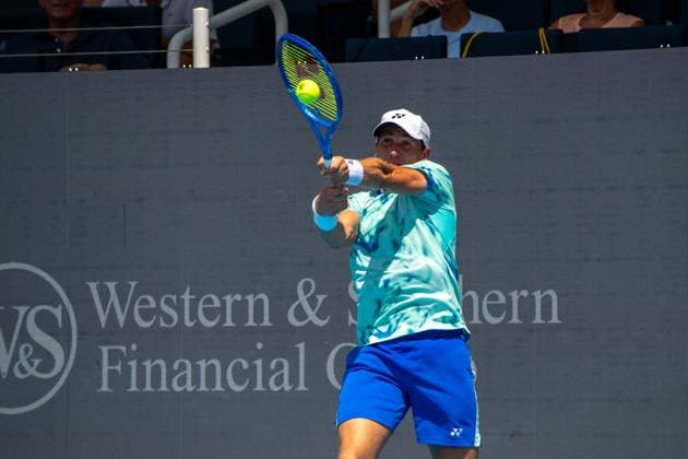 Cincinnati Open Second Round: Casper Ruud V Arthur Rinderknech Casper Ruud is seen during the second round match between Casper Ruud and Arthur Rinderknech at the Cincinnati Open in Mason, Ohio, on August 9, 2025. Mason Ohio United States  Copyright: xJasonxWhitmanx originalFilename:whitman-cincinna250809_np36K.jpg