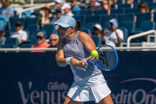 Cincinnati Open Round 2: Iga Swiatek V Anastasia Potapova Iga Swiatek is seen during the second round match between Iga Swiatek and Anastasia Potapova at the Cincinnati Open in Mason, Ohio, on August 9, 2025. Mason Ohio United States  Copyright: xJasonxWhitmanx originalFilename:whitman-cincinna250809_npf4A.jpg