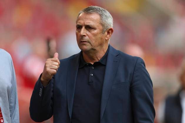 Board member Klaus Allofs Fortuna Duesseldorf gestures during the 2 Bundesliga match between Fortuna Dusseldorf and Hannover 96 at Merkur Spiel Arena on August 09, 2025 in Gelsenkirchen, Germany, Germany Photo by Oliver Kaelke DeFodi Images Vorstand Klaus Allofs Fortuna Duesseldorf gestures during the 2 Bundesliga match between Fortuna Düsseldorf and Hannover 96 at Merkur Spiel Arena on August 9, 2025 in Gelsenkirchen, Germany Photo by Oliver Kaelke DeFodi Images DFB DFL REGULATIONS PROHIBIT ANY USE OF PHOTOGRAPHS AS IMAGE SEQUENCES AND OR QUASI VIDEO Photo by Oliver Kaelke DeFodi Images