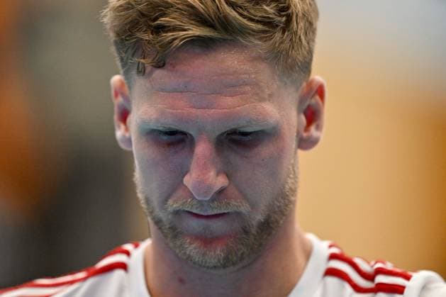 VOLLEYBALL - CEV Euro Quali, AUT vs BEL HARTBERG,AUSTRIA,09.AUG.25 - VOLLEYBALL - CEV European Volleyball Championship 2026, qualification, OEVV international match, Länderspiel, Nationalmannschaft Austria vs Belgium. Image shows Nicolai Grabmueller (AUT).  GEPAxpictures xAvnixRetkoceri
