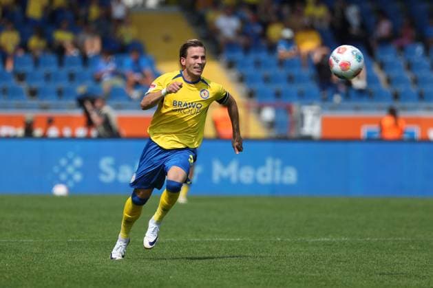 Braunschweig vs Fürth, 2 BL Braunschweig, 09 08 2025, FOOTBALL Eintracht Braunschweig vs SpVgg Greuther Fürth, 2 BL, Season 2025 26 Lino Tempelmann Eintracht Braunschweig Braunschweig