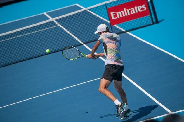 Cincinnati Open Second Round: Jannik Sinner V Daniel Elahi Galan Daniel Elahi Galan is seen during the second round match between Jannik Sinner and Daniel Elahi Galan at the Cincinnati Open in Mason, Ohio, on August 9, 2025. Mason Ohio United States  Copyright: xJasonxWhitmanx originalFilename:whitman-cincinna250809_np7No.jpg