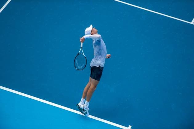 Cincinnati Open Second Round: Jannik Sinner V Daniel Elahi Galan Jannik Sinner is seen during the second round match between Jannik Sinner and Daniel Elahi Galan at the Cincinnati Open in Mason, Ohio, on August 9, 2025. Mason Ohio United States  Copyright: xJasonxWhitmanx originalFilename:whitman-cincinna250809_npzDJ.jpg