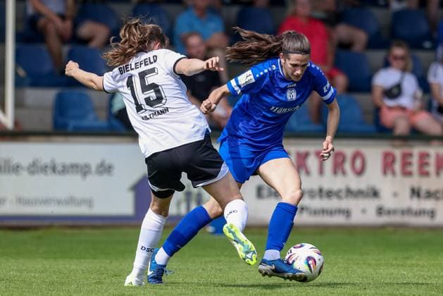 Football, Women, Test match, SV Meppen - DSC Arminia Bielefeld