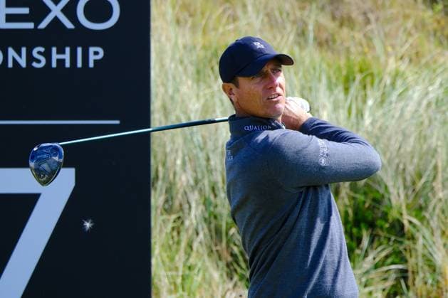 UK: Nexo Championship, Old Course at Trump International Golf Links, Aberdeen, Scotland on 09 August 2025: Pictured: Nicolas Colsaerts (Belgium) on the 17th tee during the third round of the Nexo Championship 2025 at Trump International Golf Links, Aberdeenshire, Scotland Aberdeen Trump International Golf Links Scotland Copyright: xAlexxToddx