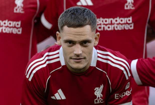 Liverpool v Athletic Club Bilbao - Pre-Season Friendly LIVERPOOL, ENGLAND - AUGUST 4: Florian Wirtz of Liverpool looks on prior to the pre-season friendly match between Liverpool and Athletic Club Bilbao at Anfield on August 4, 2025 in Liverpool, United Kingdom. (Photo by Joe Prior Visionhaus via ) Florian Wirtz Liverpool Anfield England United Kingdom Copyright: xVisionhausx 776341340