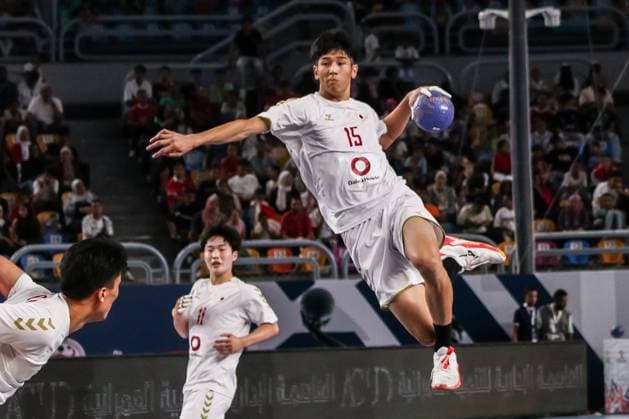 August 9, 2025, Cairo, Cairo, Egypt: NAOTARO AKAMINE The Japanese Handball Player During 11TH IHF Men s World Championship, WM, Weltmeisterschaft U19 Egypt 2025 Match Between Egypt And Japan At Cairo Stadium Main Hall Cairo Egypt - ZUMAe138 20250809_zsp_e138_039 Copyright: xBassemxElziatyx