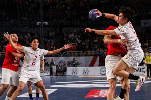 August 9, 2025, Cairo, Cairo, Egypt: SORA FURUSAWA The Japanese Handball Player During 11TH IHF Men s World Championship, WM, Weltmeisterschaft U19 Egypt 2025 Match Between Egypt And Japan At Cairo Stadium Main Hall Cairo Egypt - ZUMAe138 20250809_zsp_e138_040 Copyright: xBassemxElziatyx