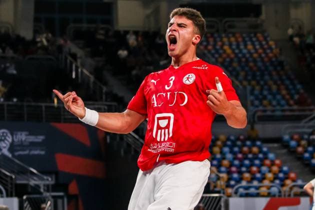 August 9, 2025, Cairo, Cairo, Egypt: ADEL ELETTER The Egyptian Handball Player During 11TH IHF Men s World Championship, WM, Weltmeisterschaft U19 Egypt 2025 Match Between Egypt And Japan At Cairo Stadium Main Hall Cairo Egypt - ZUMAe138 20250809_zsp_e138_049 Copyright: xBassemxElziatyx