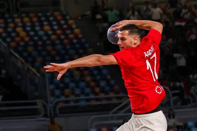 August 9, 2025, Cairo, Cairo, Egypt: OMAT BARAKA The Egyptian Handball Player During 11TH IHF Men s World Championship, WM, Weltmeisterschaft U19 Egypt 2025 Match Between Egypt And Japan At Cairo Stadium Main Hall Cairo Egypt - ZUMAe138 20250809_zsp_e138_056 Copyright: xBassemxElziatyx