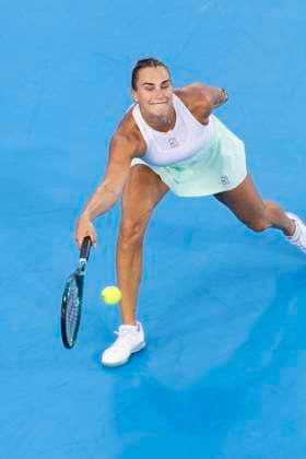 August 9, 2025, Mason, Ohio, USA: Mason, Ohio; Cincinnati Open Tennis Tournament - 2025 08 09 - Aryna Sabalenko plays a ball against opponent Marketa Vondrousova. - ZUMAPress Mason USA - ZUMAn24_ 20250809_zaf_n24_187 Copyright: xWallyxNellx