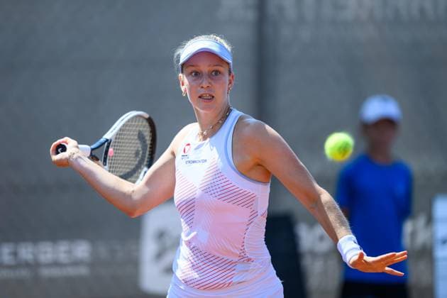 TENNIS - WTA, Tennis Damen Ladies Open Amstetten AMSTETTEN,AUSTRIA,10.AUG.25 - TENNIS - ITF World Tennis Tour, Ladies Open Amstetten. Image shows Sinja Kraus (AUT).  GEPAxpictures xChristianxMoser